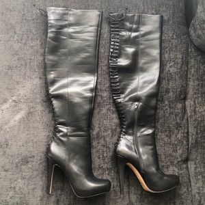 Knee high ALDO black boots